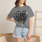 Love Anyway T-Shirt — Broken Chain Heart Graphic Tee