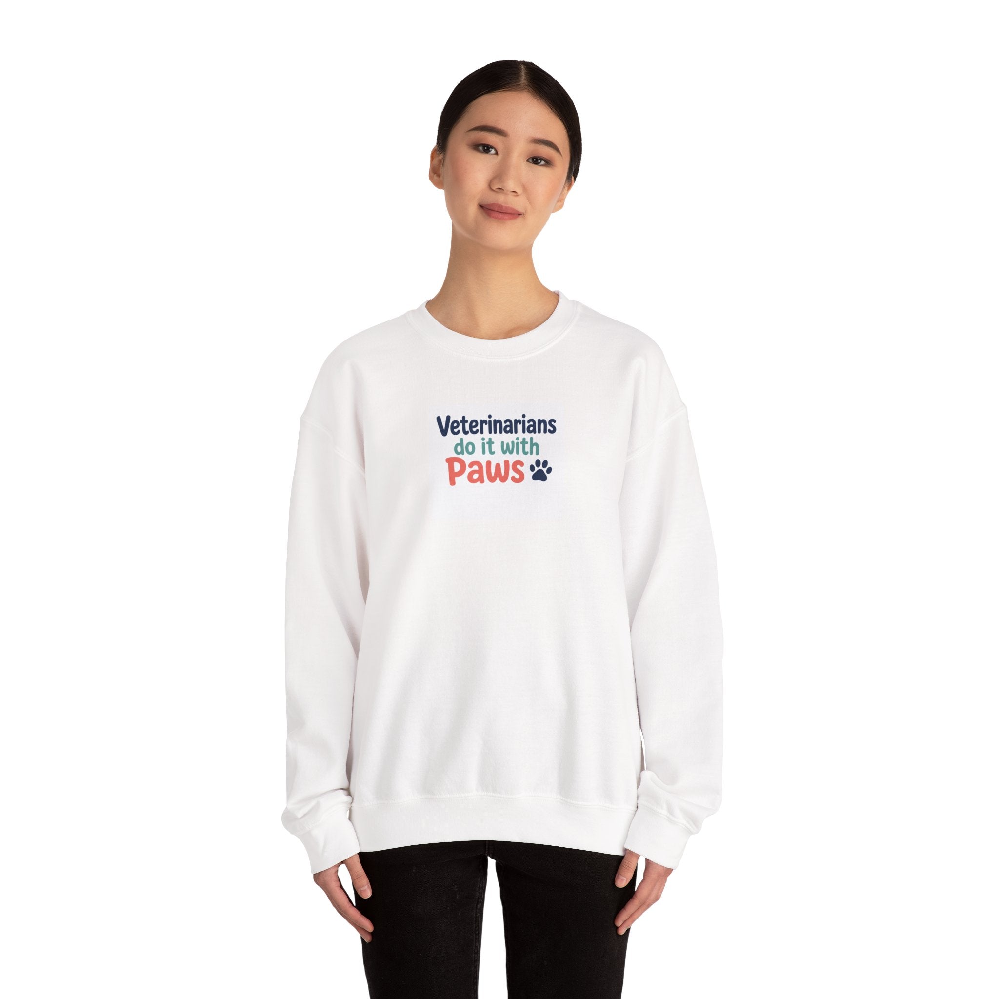 Veterinarians Do It With Paws Crewneck Sweatshirt