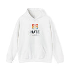 '86 Hate' Graphic Hoodie – Anti-Hate Vintage Number Pullover