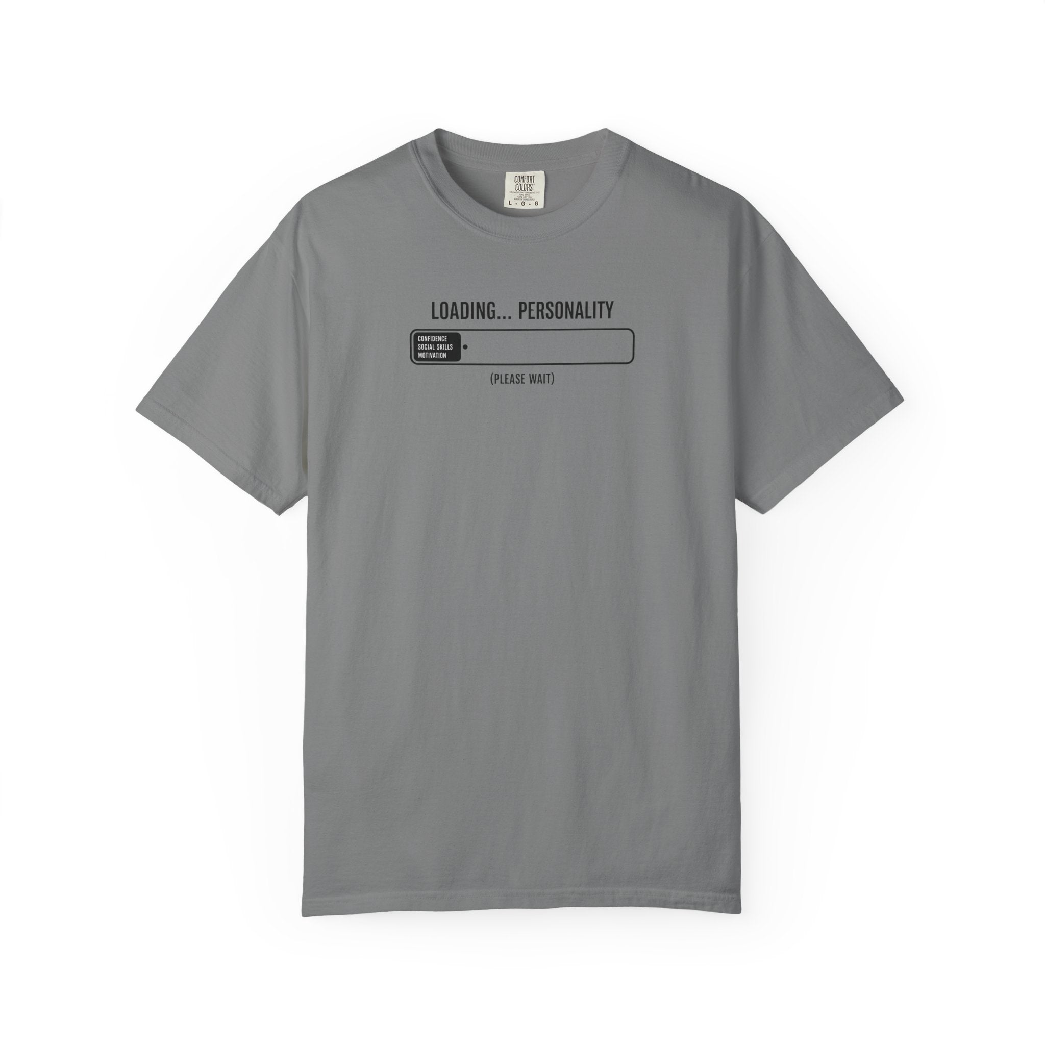 Loading Personality T-Shirt — Funny Progress Bar Graphic Tee