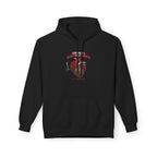 Hockey Heart Shield Hoodie — Proud to Play 'Til the End