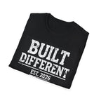 Built Different T-Shirt – "Built Different Est. 2026" Motivational Graphic Tee