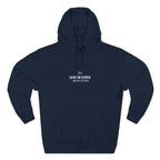 Minimal Embroidered Fleece Hoodie