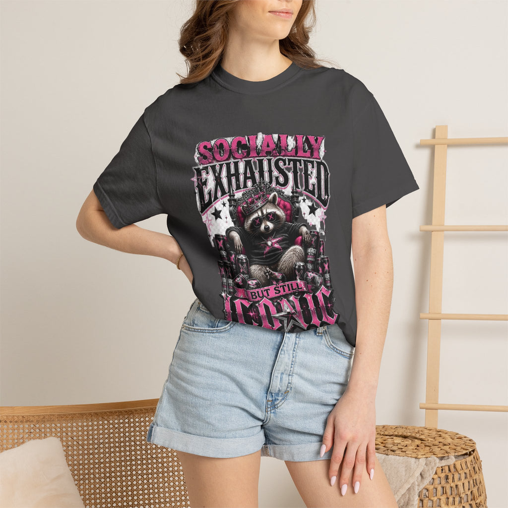 Socially Exhausted But Still Iconic T-Shirt