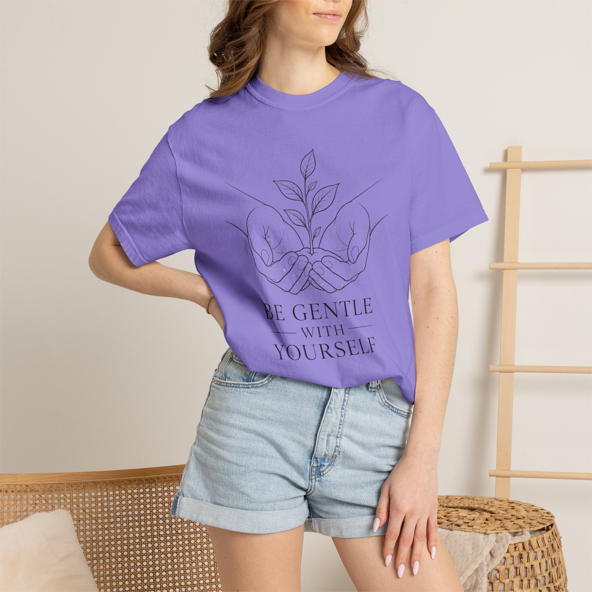 Be Gentle With Yourself T-Shirt – Self-Care Graphic Tee