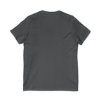 V-Neck Tee — "I Was Born at a Very Young Age and It's Been Downhill Since" Funny Adulting Shirt