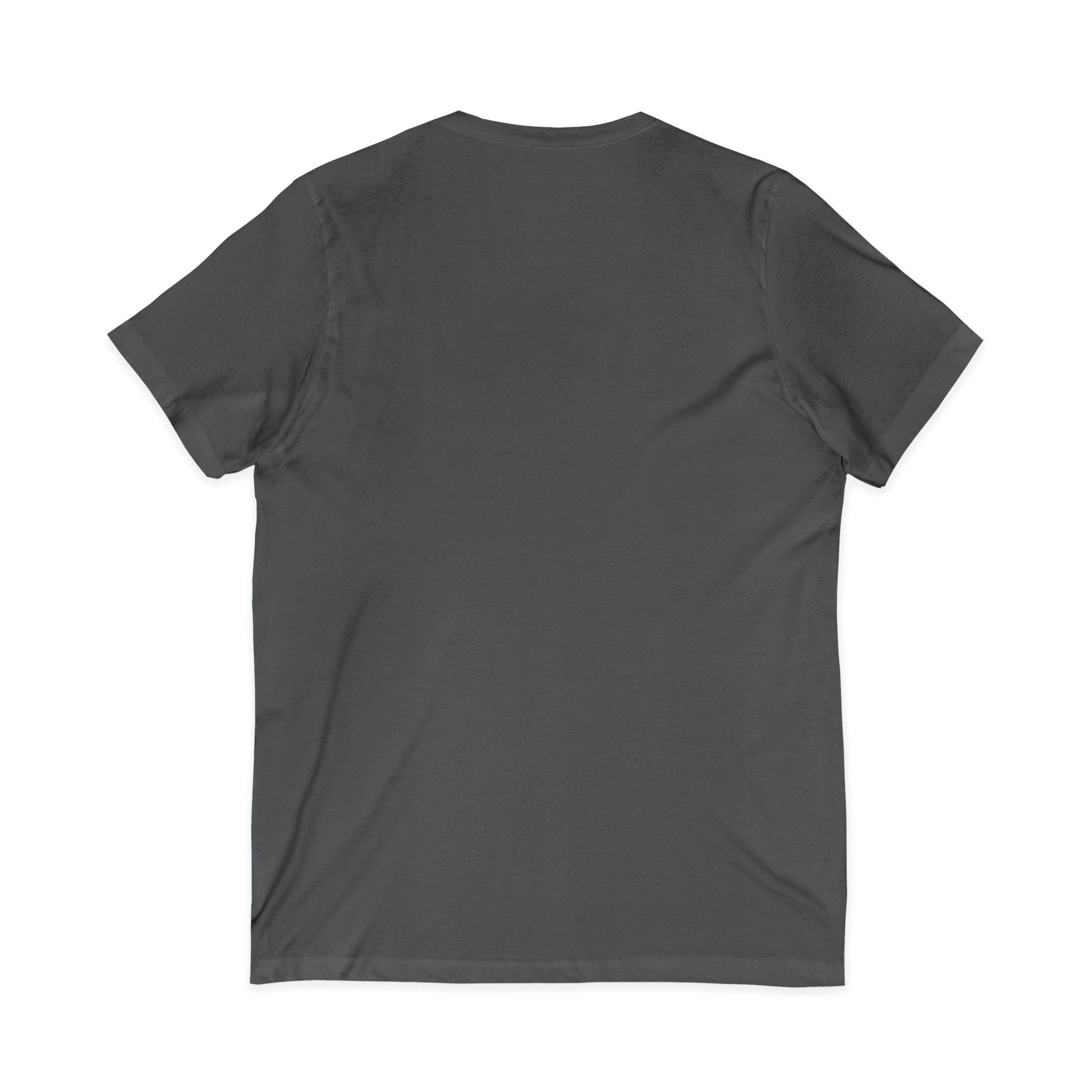 V-Neck Tee — "I Was Born at a Very Young Age and It's Been Downhill Since" Funny Adulting Shirt