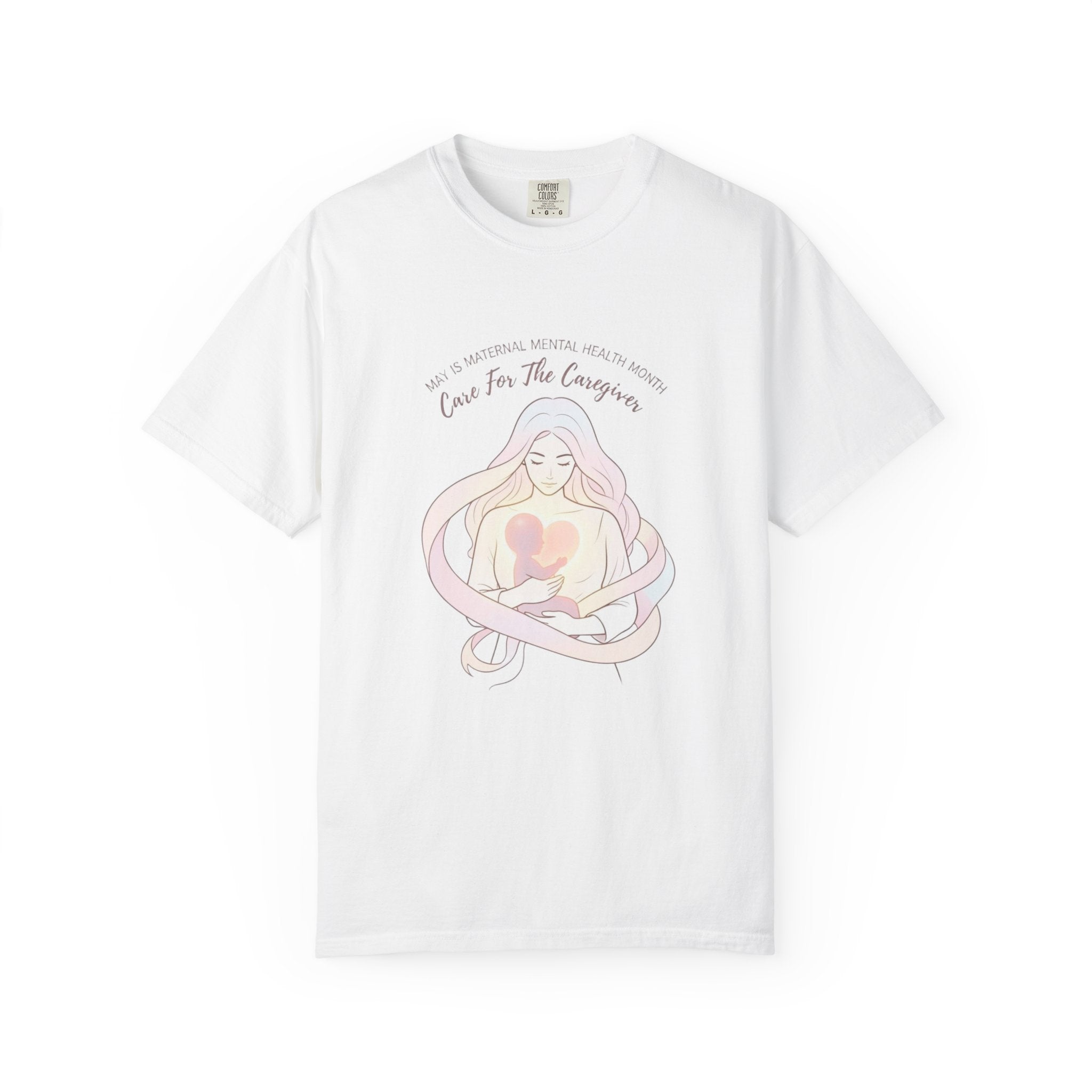T-Shirt — Care For The Caregivers Graphic Tee (Self-Care Heart Illustration)