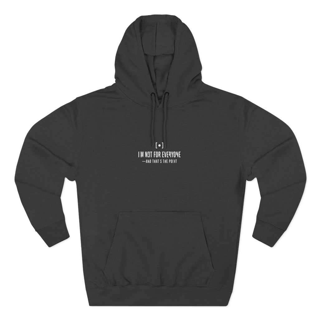 Minimal Embroidered Fleece Hoodie