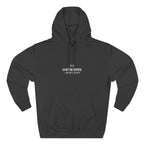 Minimal Embroidered Fleece Hoodie