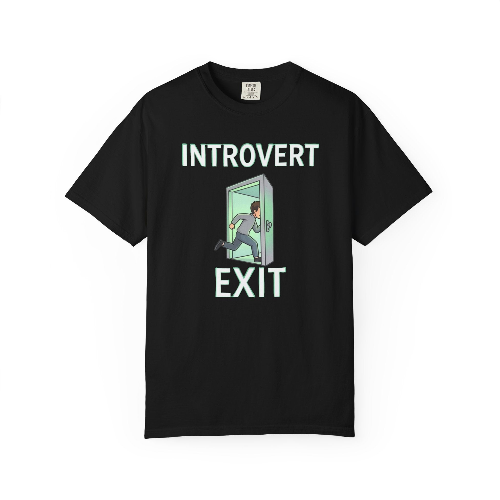 Introvert Exit T-Shirt — Funny Introvert Graphic Tee
