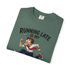 Running Late Is My Cardio T-Shirt — Funny Running Graphic Tee