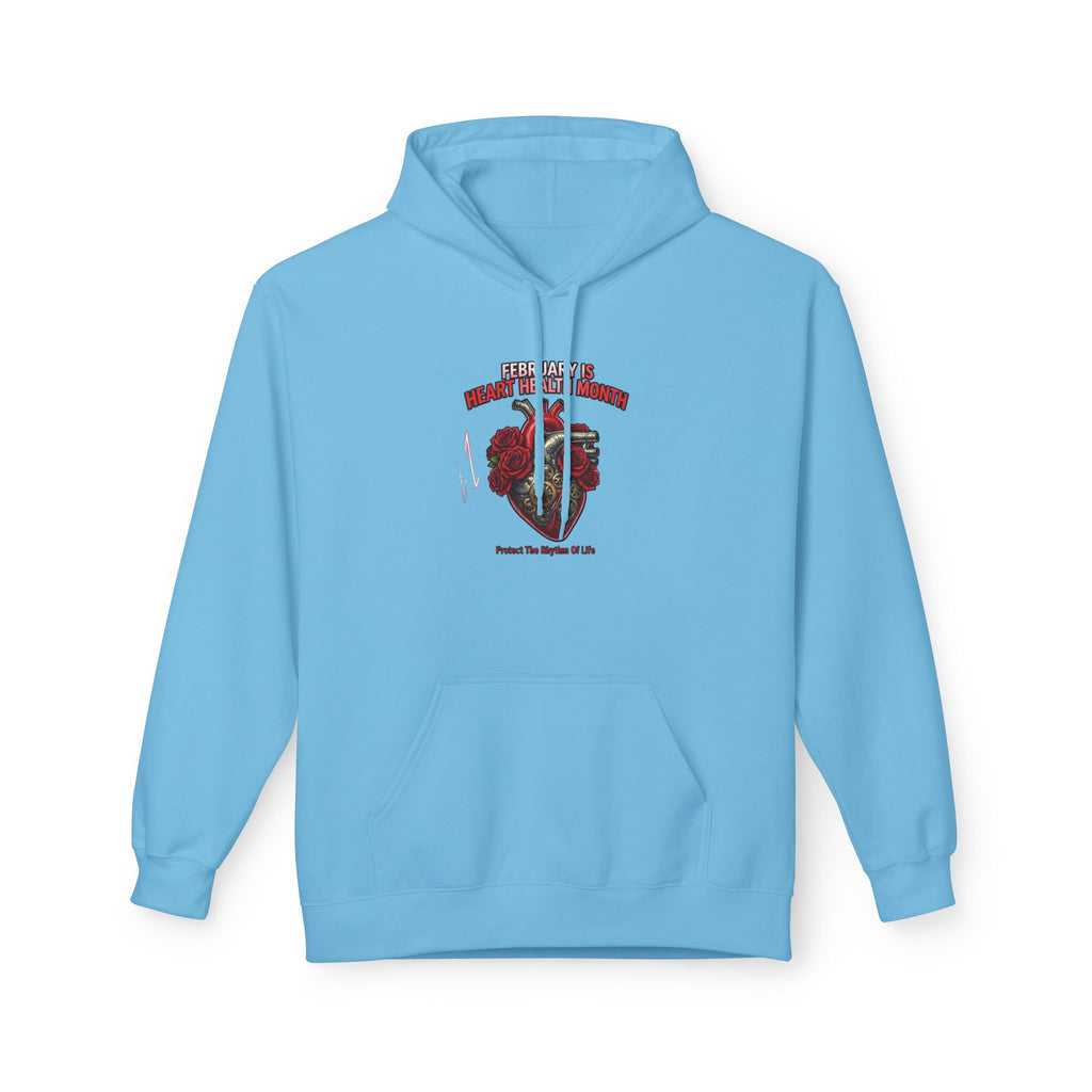 Hockey Heart Shield Hoodie — Proud to Play 'Til the End
