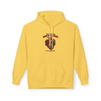Hockey Heart Shield Hoodie — Proud to Play 'Til the End
