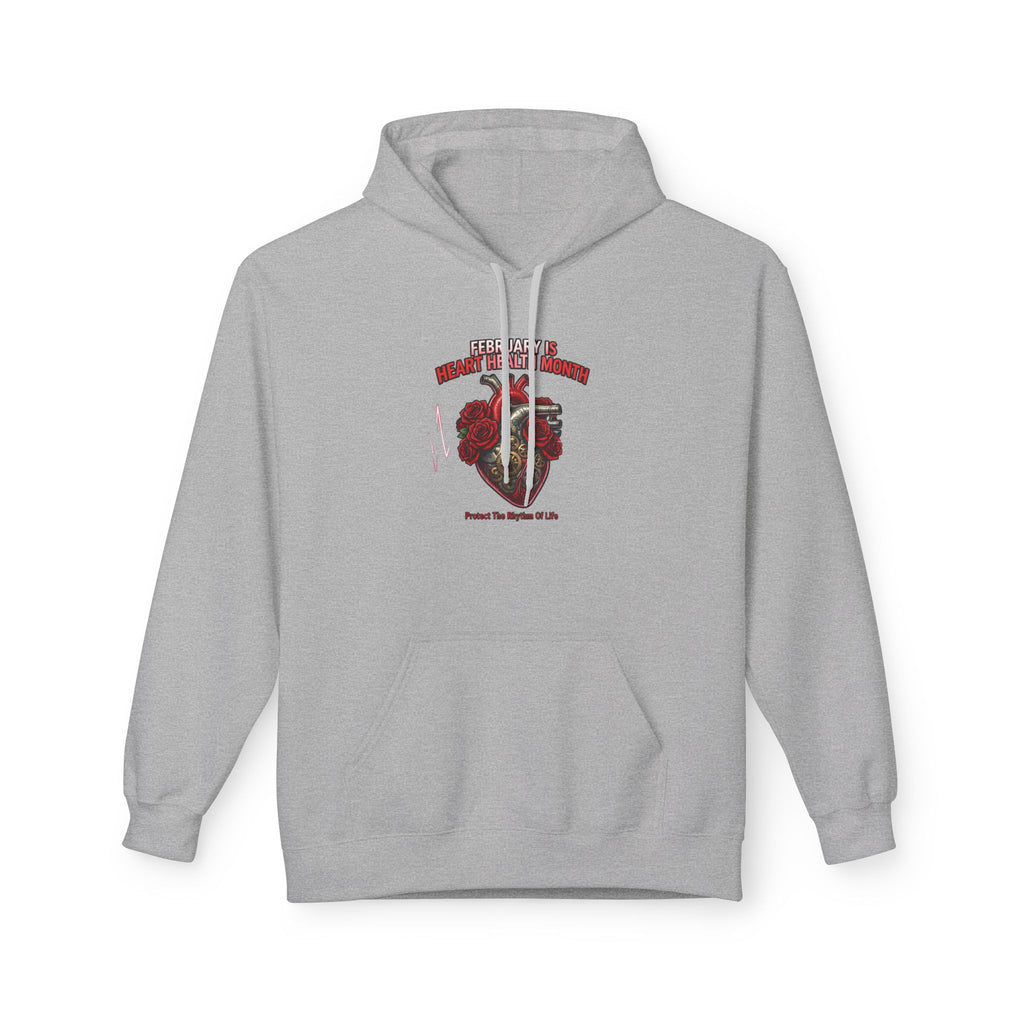 Hockey Heart Shield Hoodie — Proud to Play 'Til the End