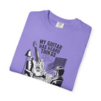 Guitar Lover T‑Shirt — "My Guitar Has Heard Things" Acoustic Music Tee
